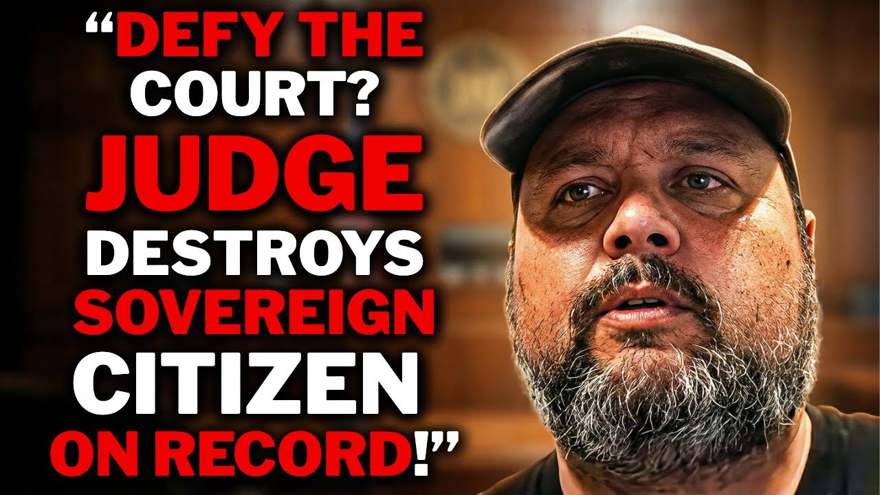 Defiant Sovereign Citizen Rejects Court Authority… And The Judge DESTROYS Him