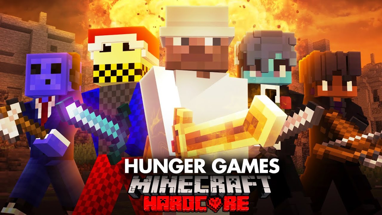100 игроков симулируют Величайшие Голодные Игры в Minecraft