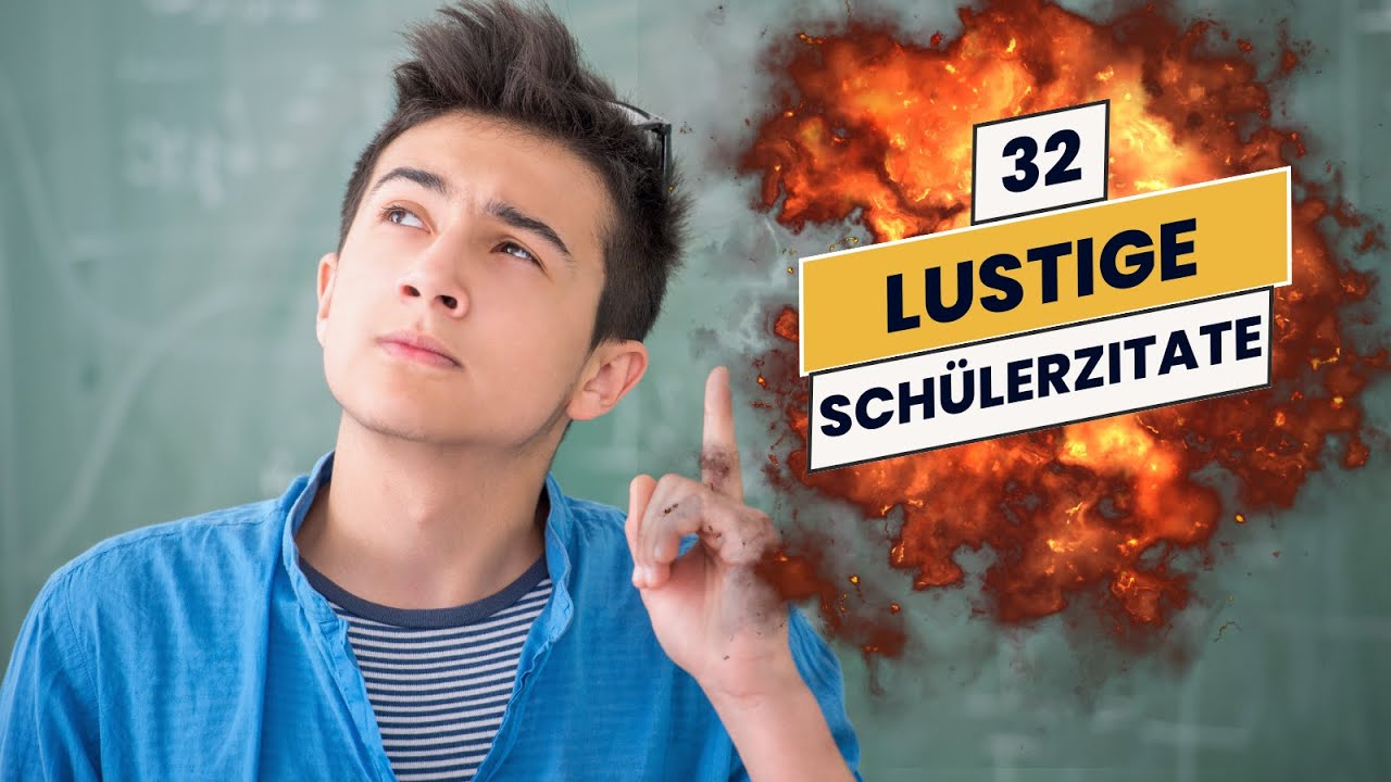 32 lustige Stilblüten in 3 Minuten! Die besten Schülerzitate!