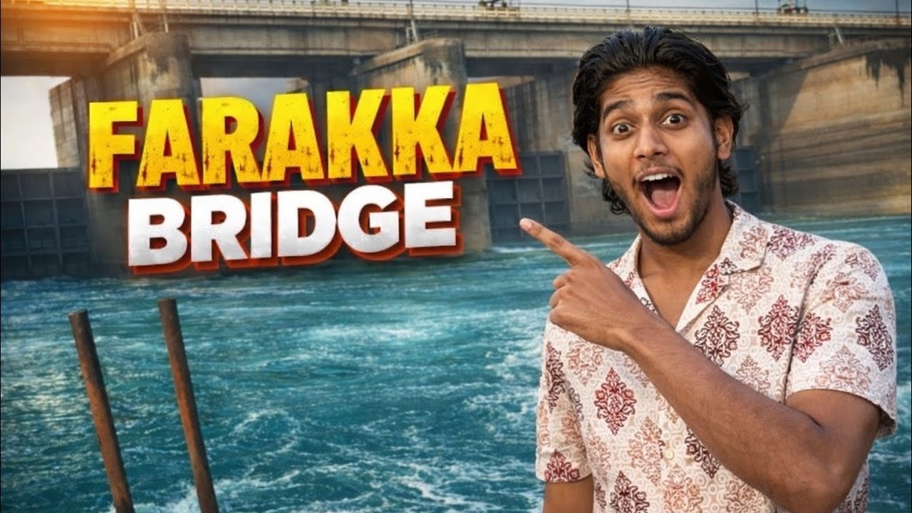 Farakka Bridge || desert 🏜 Do Jahanon Ka Safar #youtube #automobile #vlog #travel #funny #comedy  