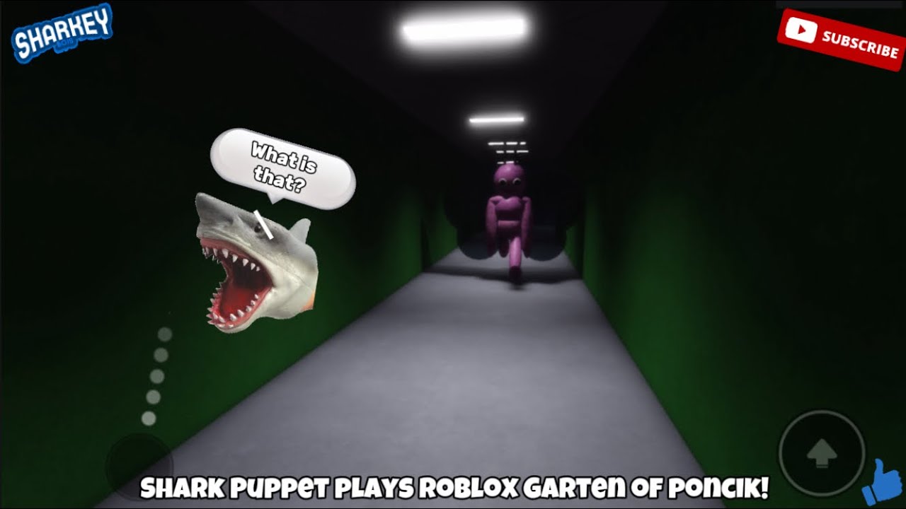 Shark Puppet plays Roblox Garten of Poncik!