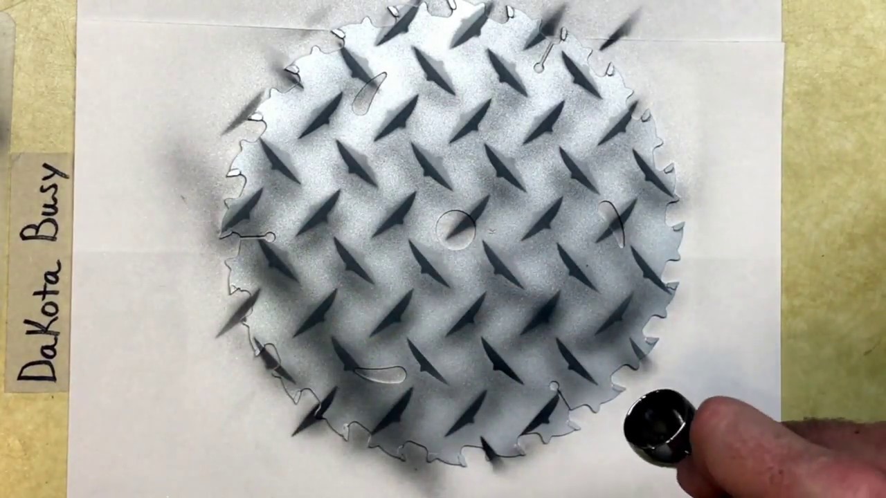 How To Airbrush Diamond Plate