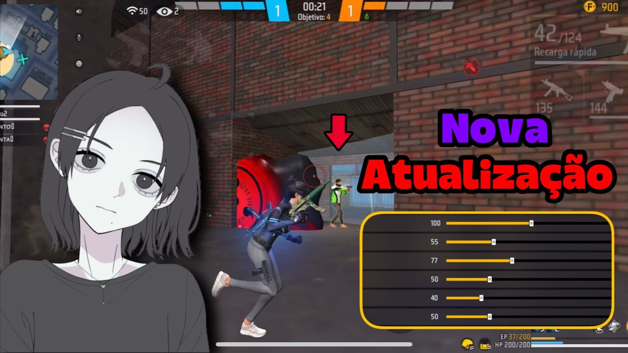 MONTEI a Sensibilidade Mais Xitada pra Nova Atualização ☠️🔥(só vermelho)