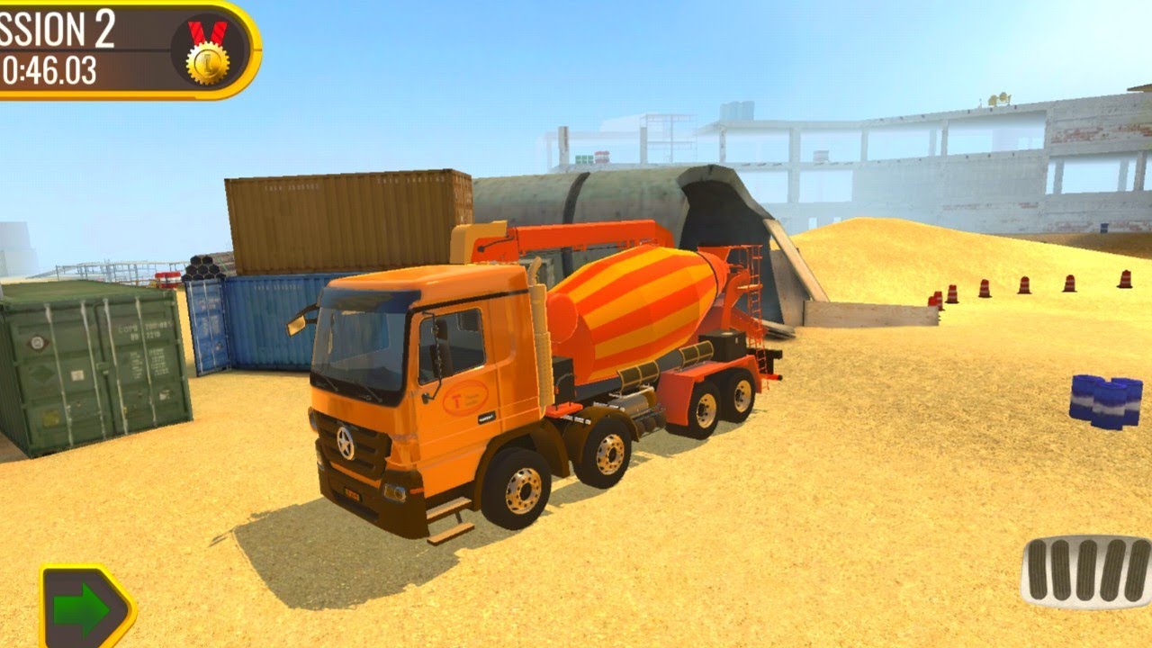 Construction Site Truck Driver - Truck Parking Android Gameplay