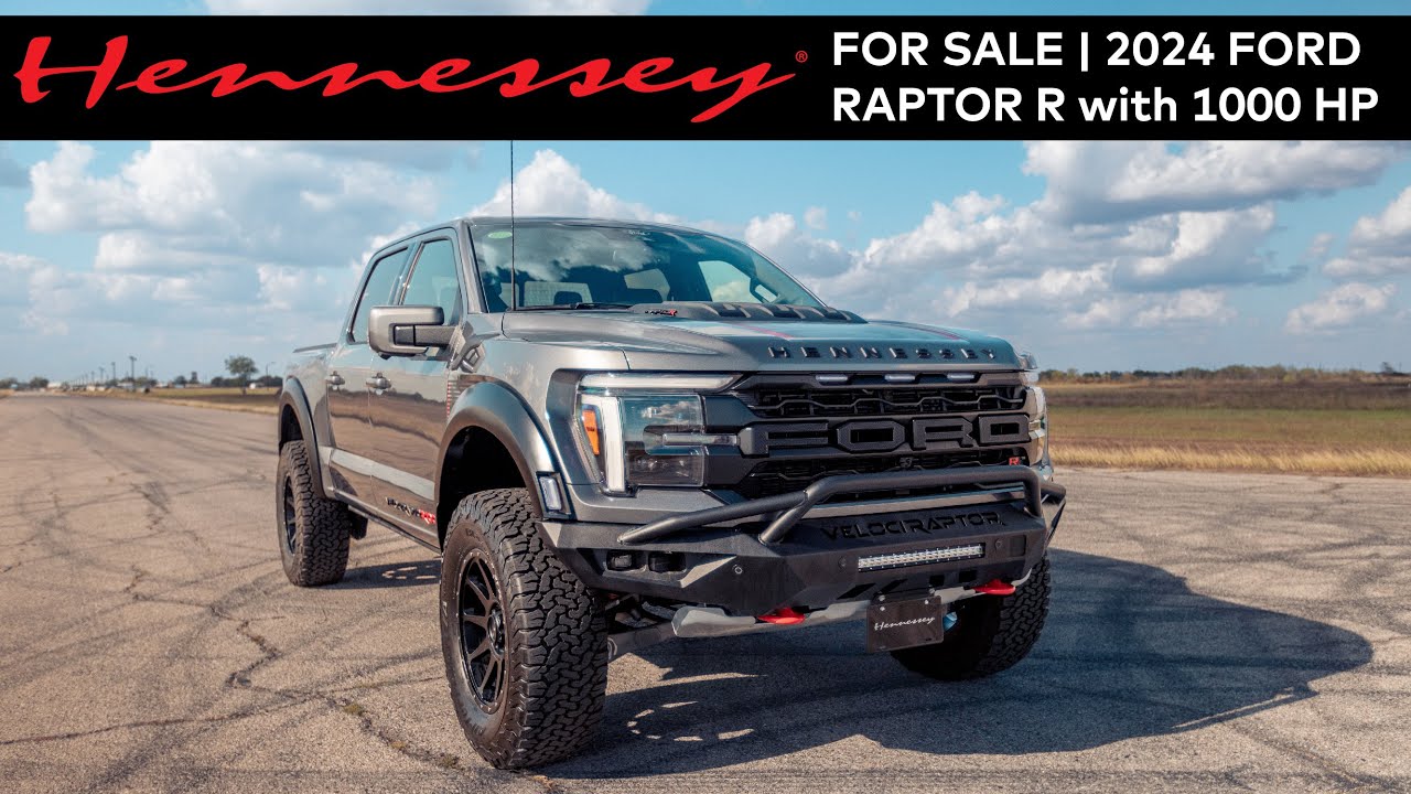 SOLD | 2024 Supercharged Raptor R | Hennessey VelociRaptoR 1000 | Carbonized Gray - 0059