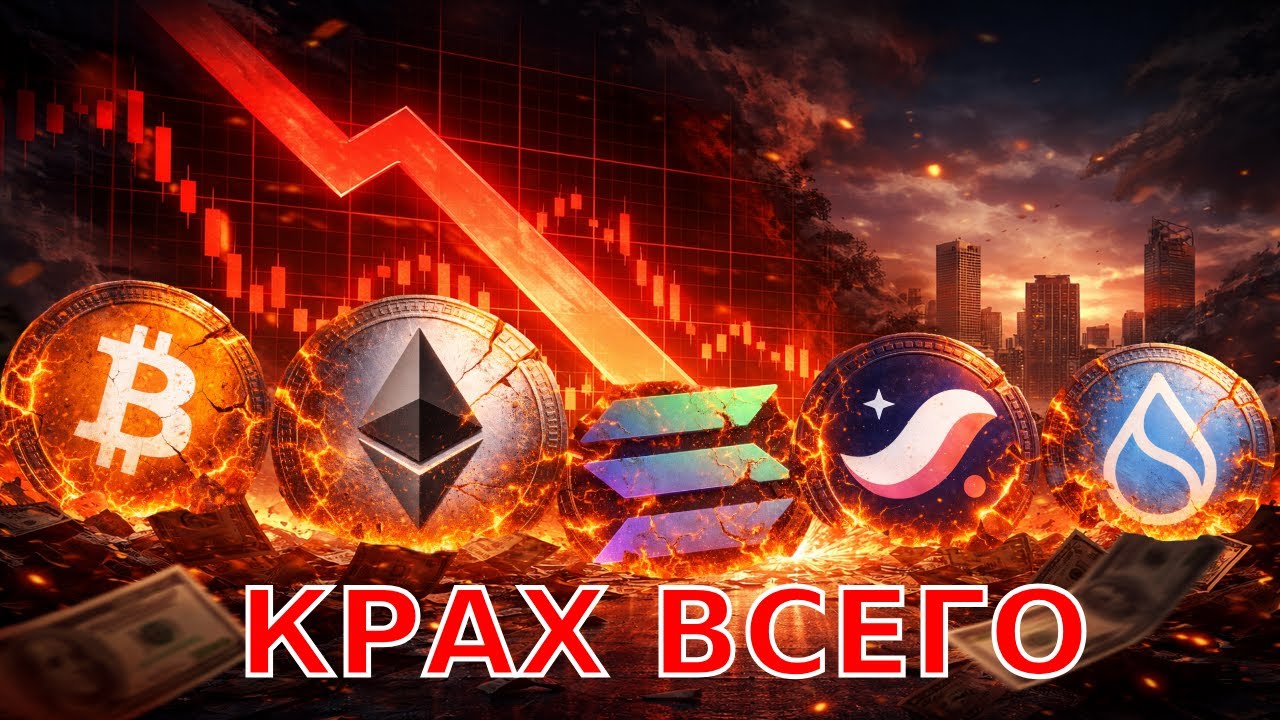 БИТКОИН НА ГРАНИ ПАДЕНИЯ? КОГДА АЛЬТСЕЗОН? ЧТО С ETHEREUM, SOLANA, STARKNET, SUI?
