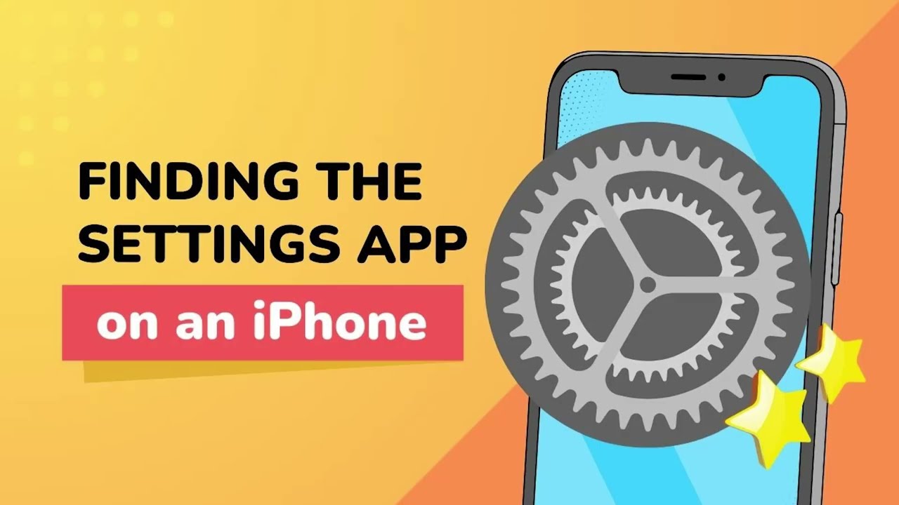 How to Find the Setting App on an iPhone