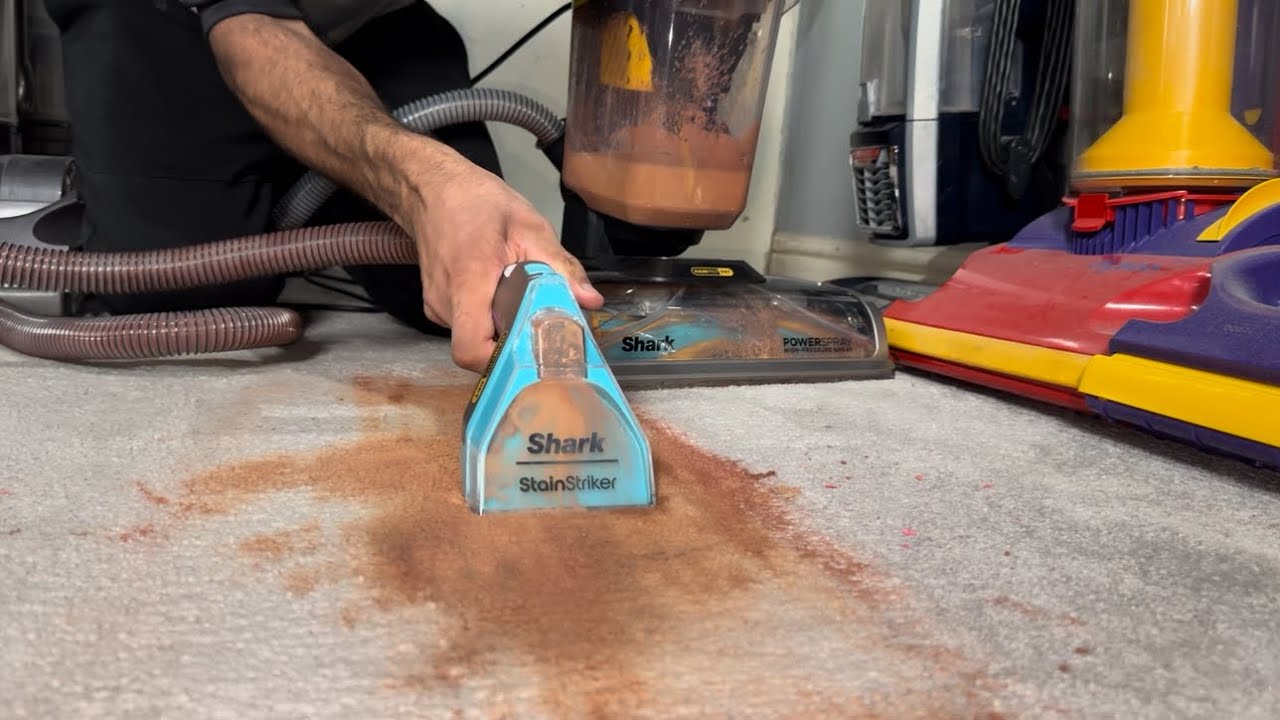 Shark CarpetXpert StainStriker VS Makeup stains - [Performance Testing]