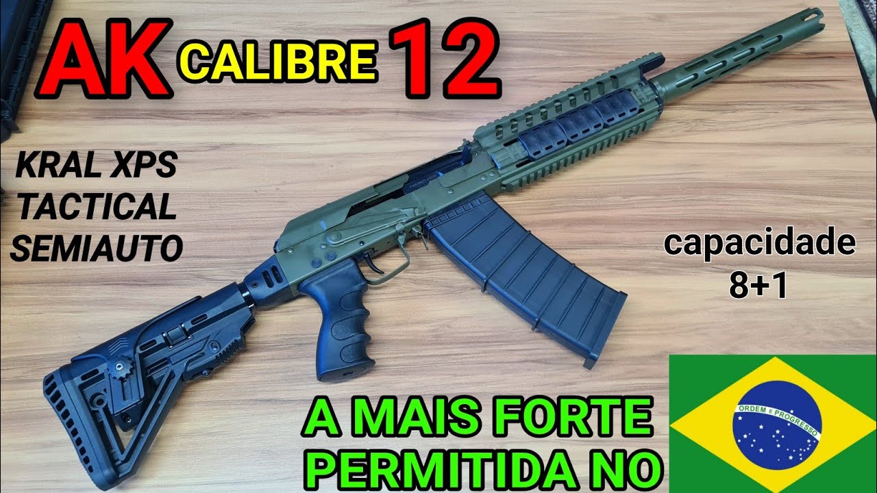 AK Calibre 12 - Espingarda Semiauto - KRAL XPS Tactical - Teste e Opinião 