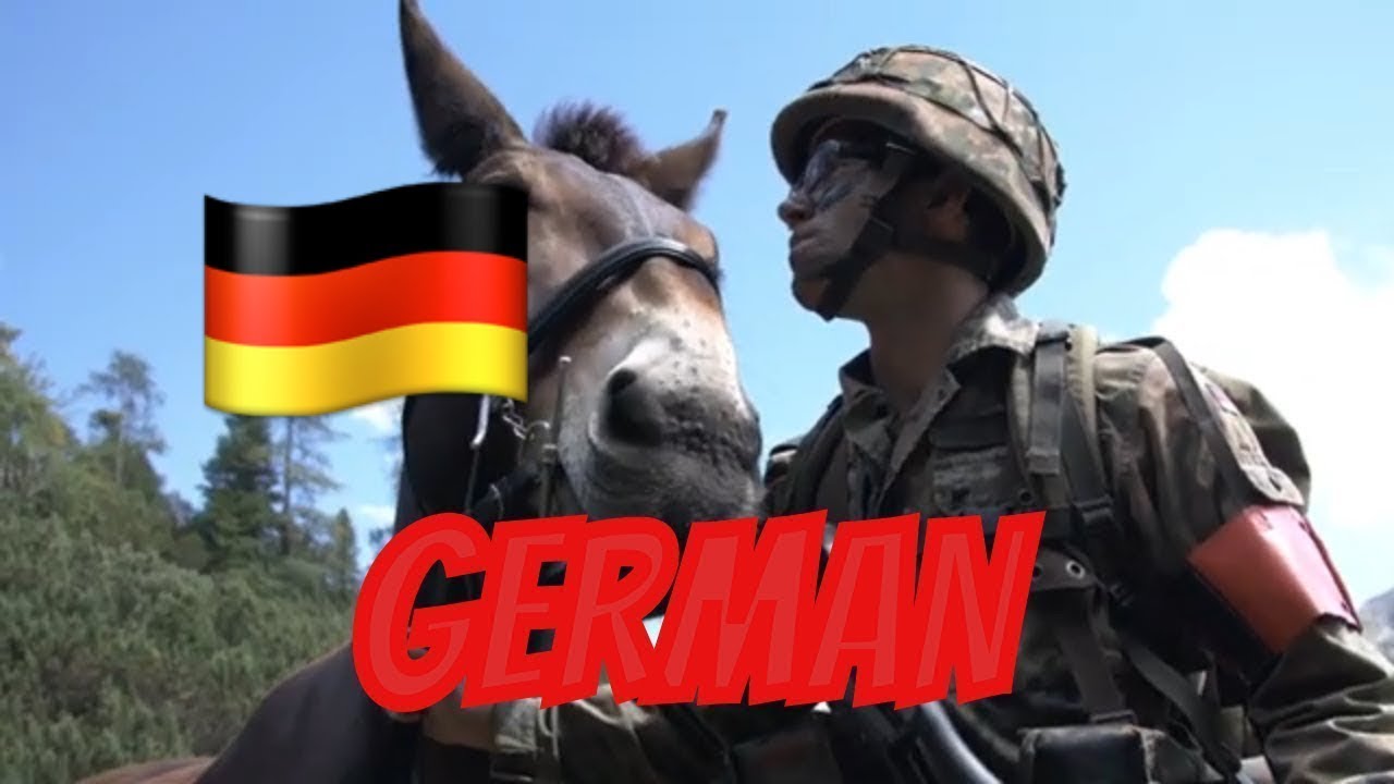 GERMAN Military Mountain Infantry Still using Horses & Mules (2019)