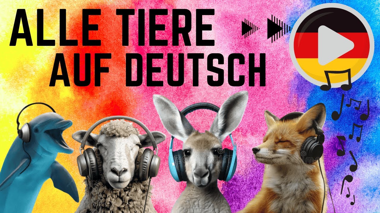 Die sch&ouml;nsten Kinderlieder &uuml;ber Tiere Top Tierlieder f&uuml;r Kids German Animal Songs for Kids