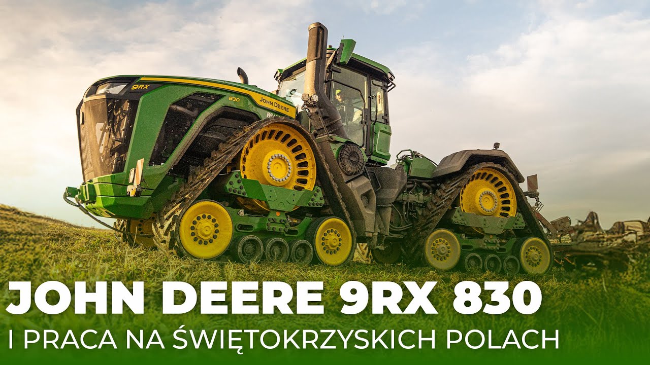 JOHN DEERE 9RX 830 na polskich polach | Rolnik Na Czasie