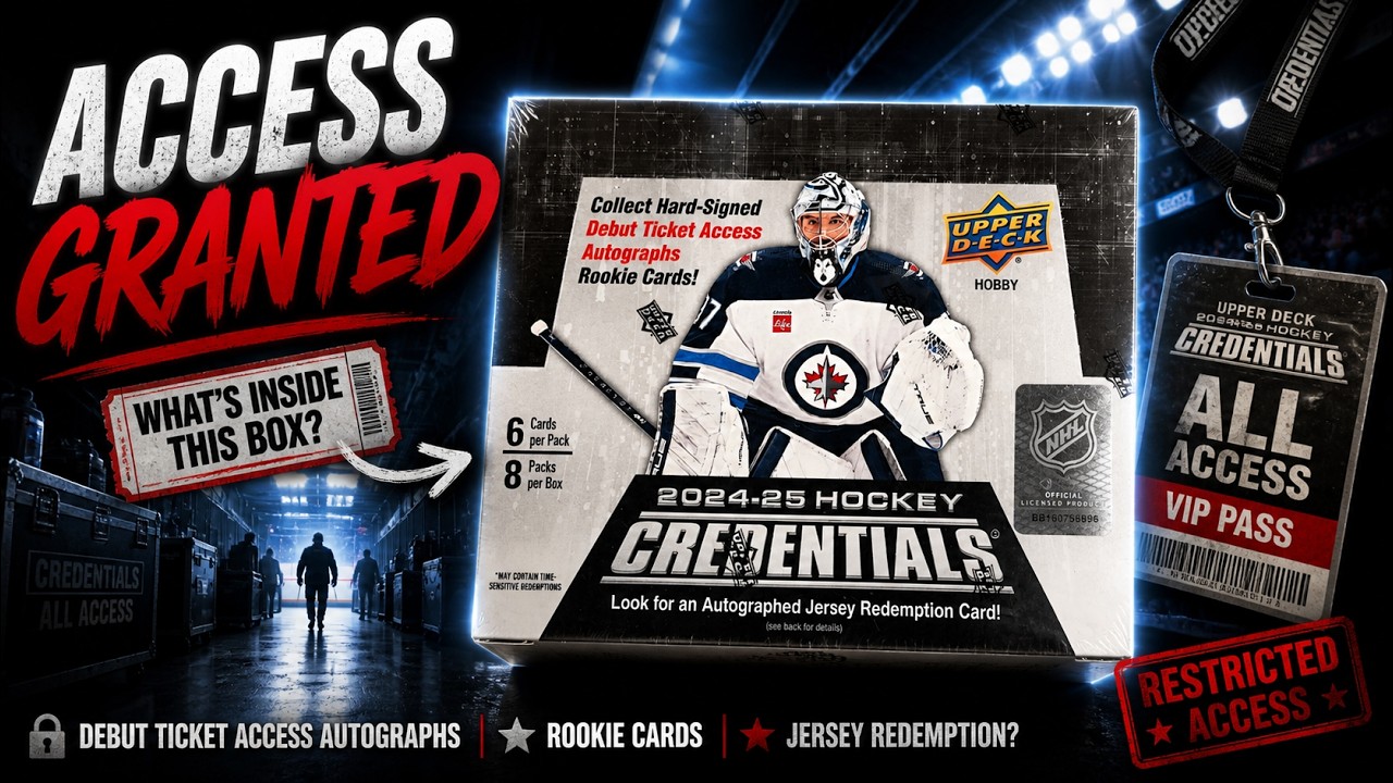 Upper Deck 24-25 Credentials Hockey Hobby Box Rip!
