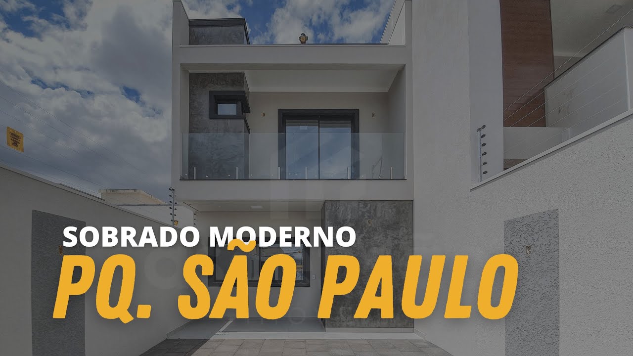SOBRADO MODERNO NO PQ. SÃO PAULO