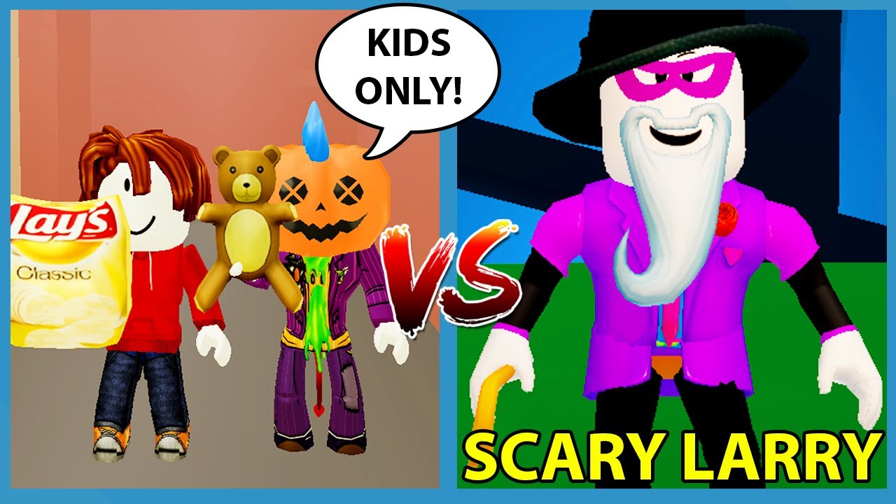 KIDS ONLY CHALLENGE VS SCARY LARRY!! - Roblox Break In