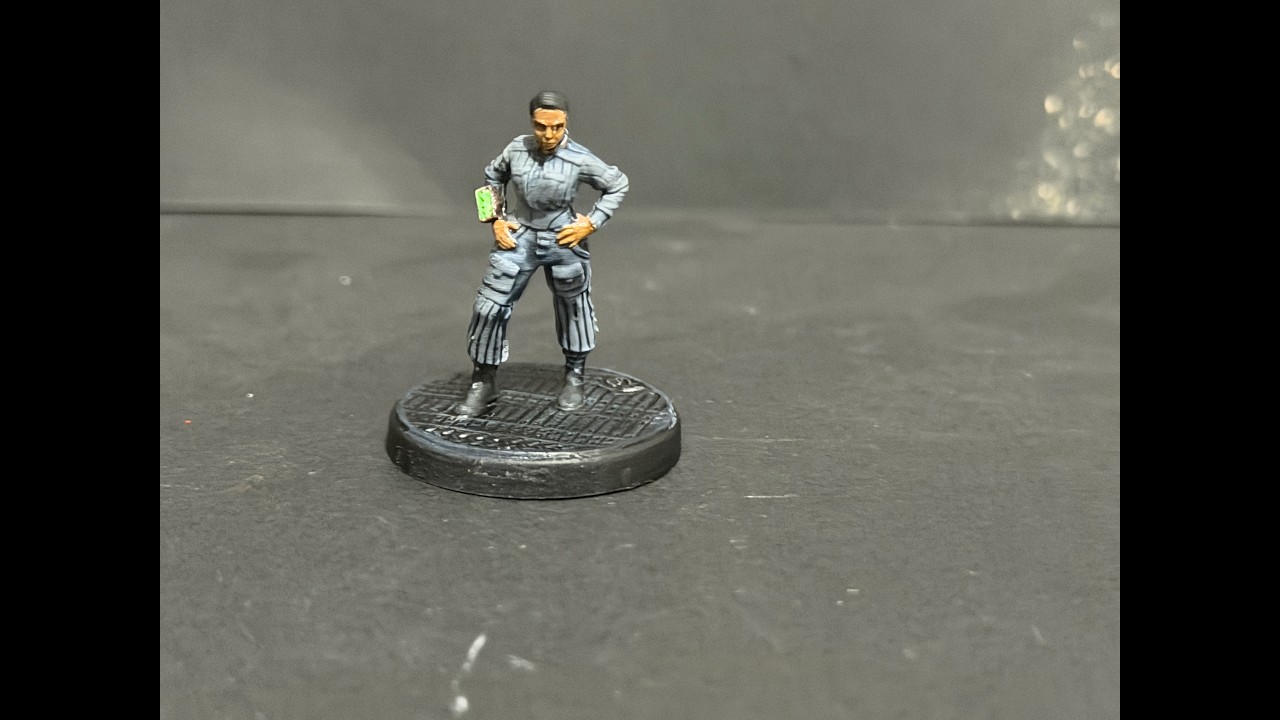 Let's paint Martina Martinez, for the Alien RPG: Rapture Protocol.