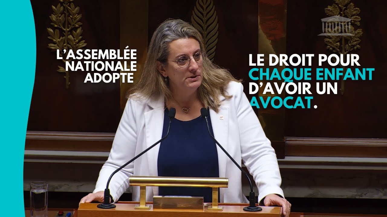 L’Assemblée nationale adopte le droit pour chaque enfant d’avoir un avocat.