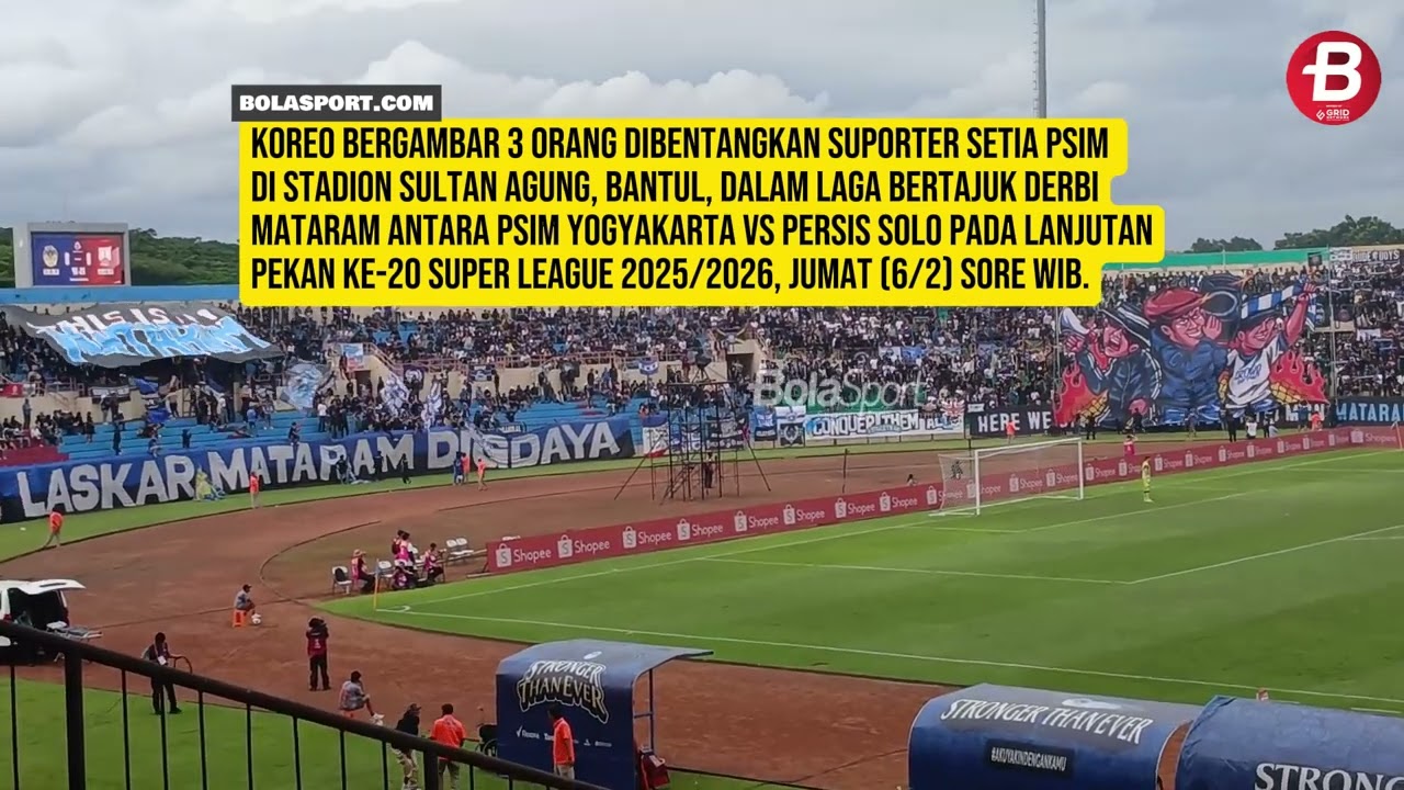 INTIP YUK! Koreo di Derbi Mataram PSIM Vs Persis, NO BAPER!