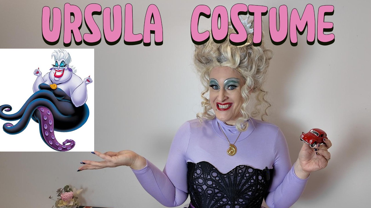 Easy costume for masquerade ball: Ursula the sea witch