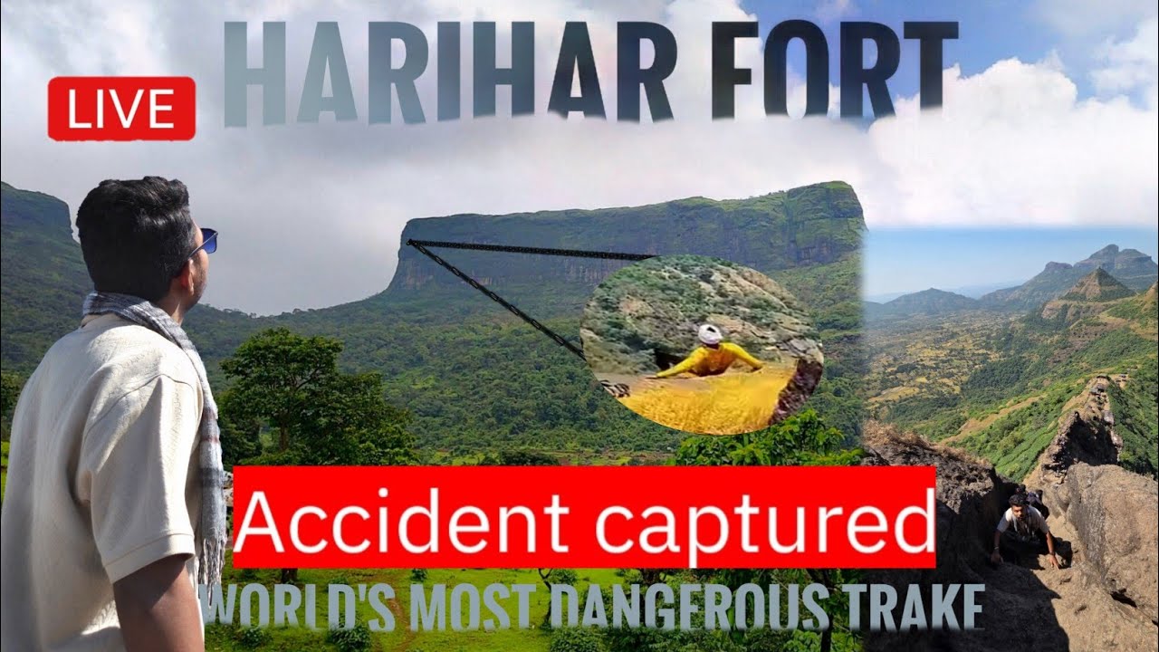 Harihar fort live accident captured 