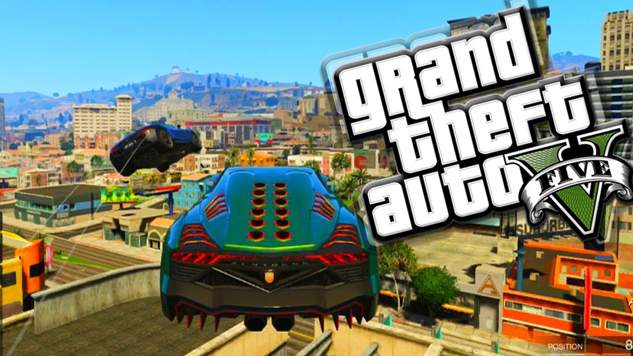 GTA 5 Funny Moments - Insane Deaths, Fails, Crashes & More! (GTA V Online Stunts Gameplay)