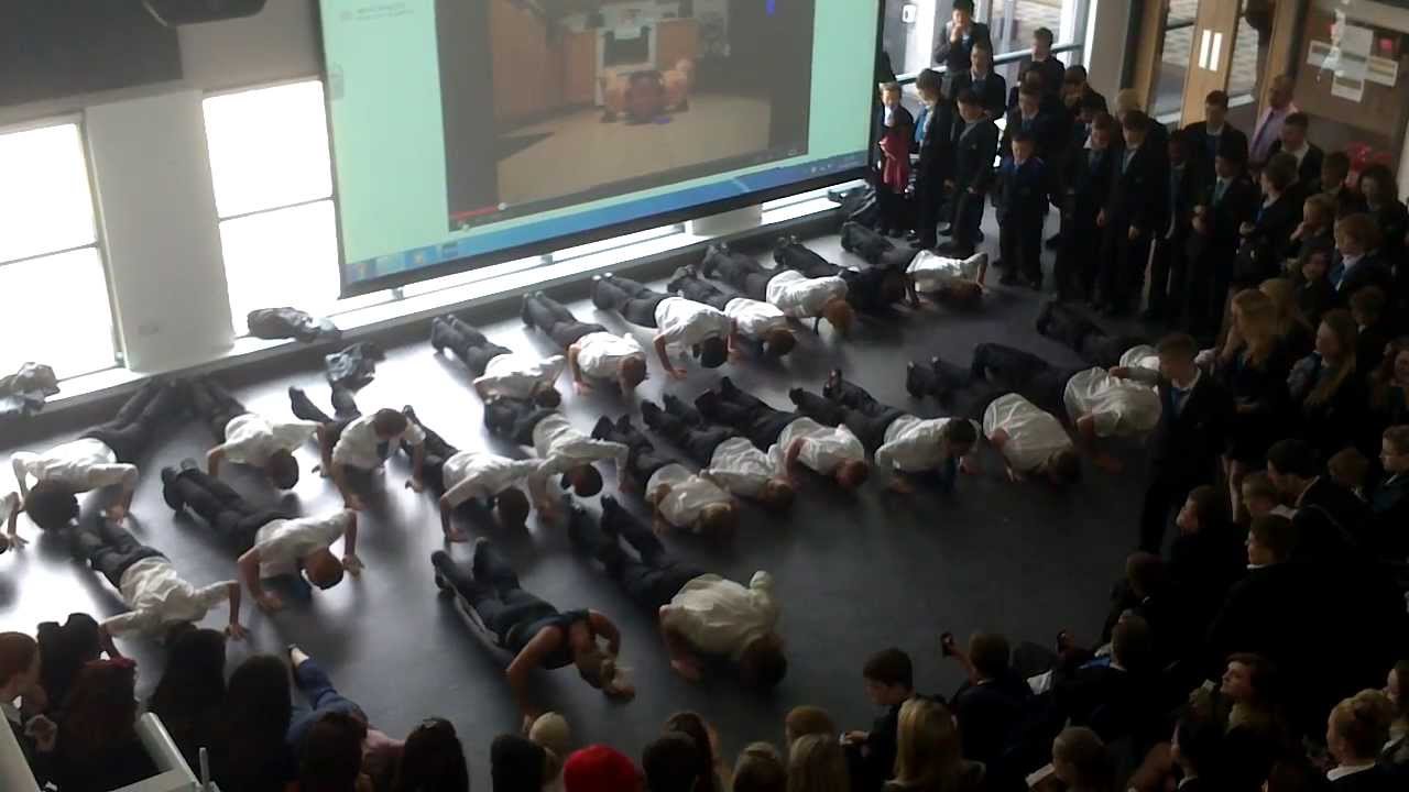 kearsley academy push up challenge