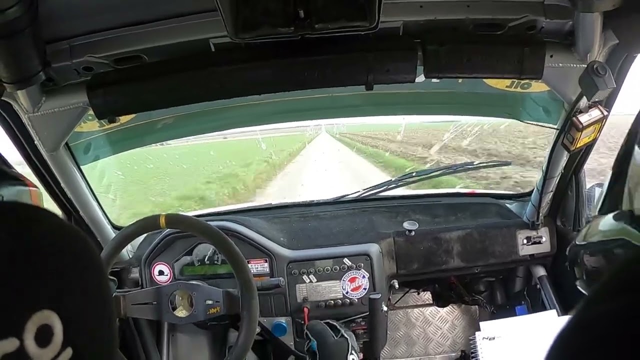 Haspengouw Rally 2022 SS3 - Crash \ Peugeot 106 Maxi - C.Nielsen - W.HANSSENS
