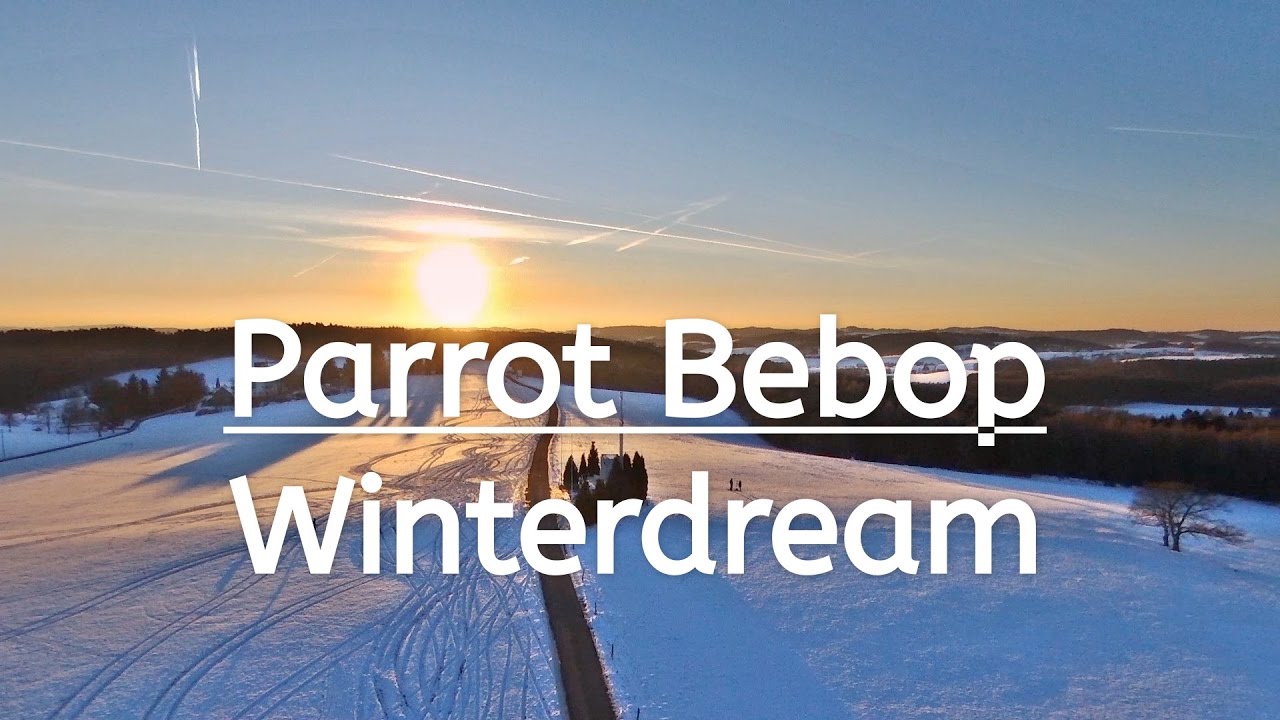 Parrot Bebop // Winterdream im Bergischen Land // Drohnenflug im kalten Winter - halten die Akkus?