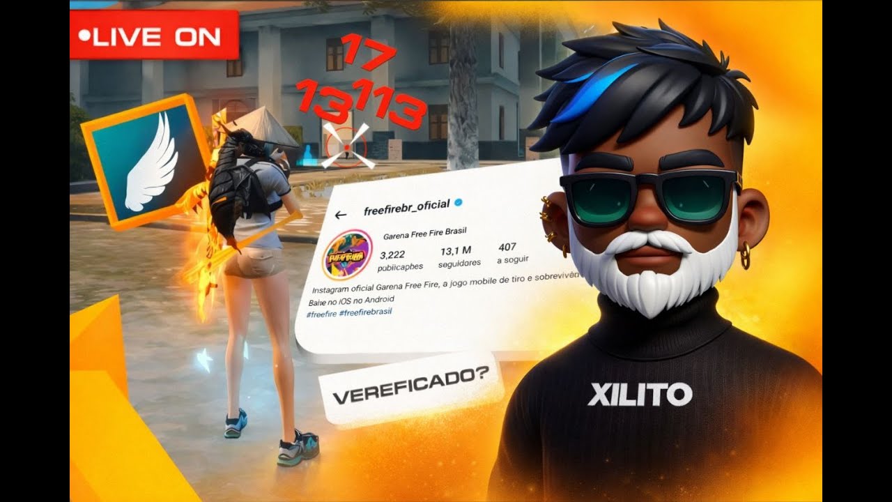 💙FREE FIRE ON💙 JOGANDO RANK COM OS INSCRITOS💙XILITO