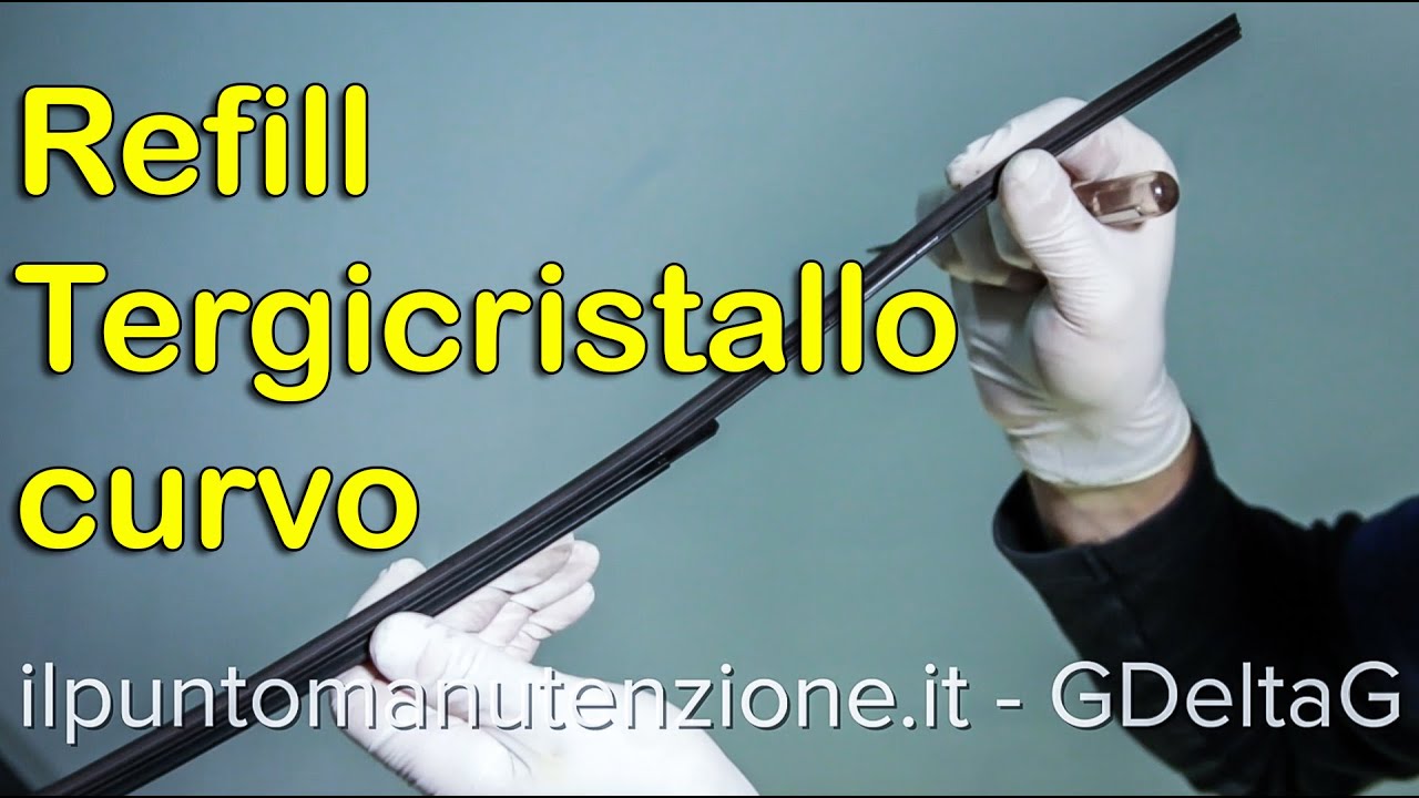 Sostituzione gommino tergicristallo curvo