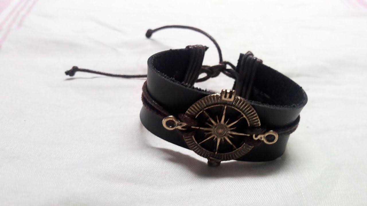 ☆DIY☆ FAÇA SUA PULSEIRA DE COURO (RP) 2019