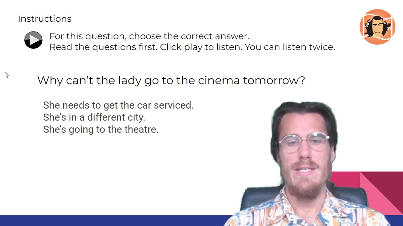 Linguaskill Listening Part 1 Listen and Select