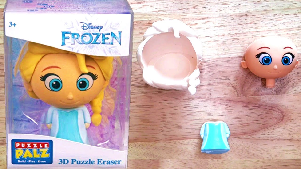 Frozen Elsa : 3D Puzzle Eraser (Puzzle Palz) | Kidsy Playhouse