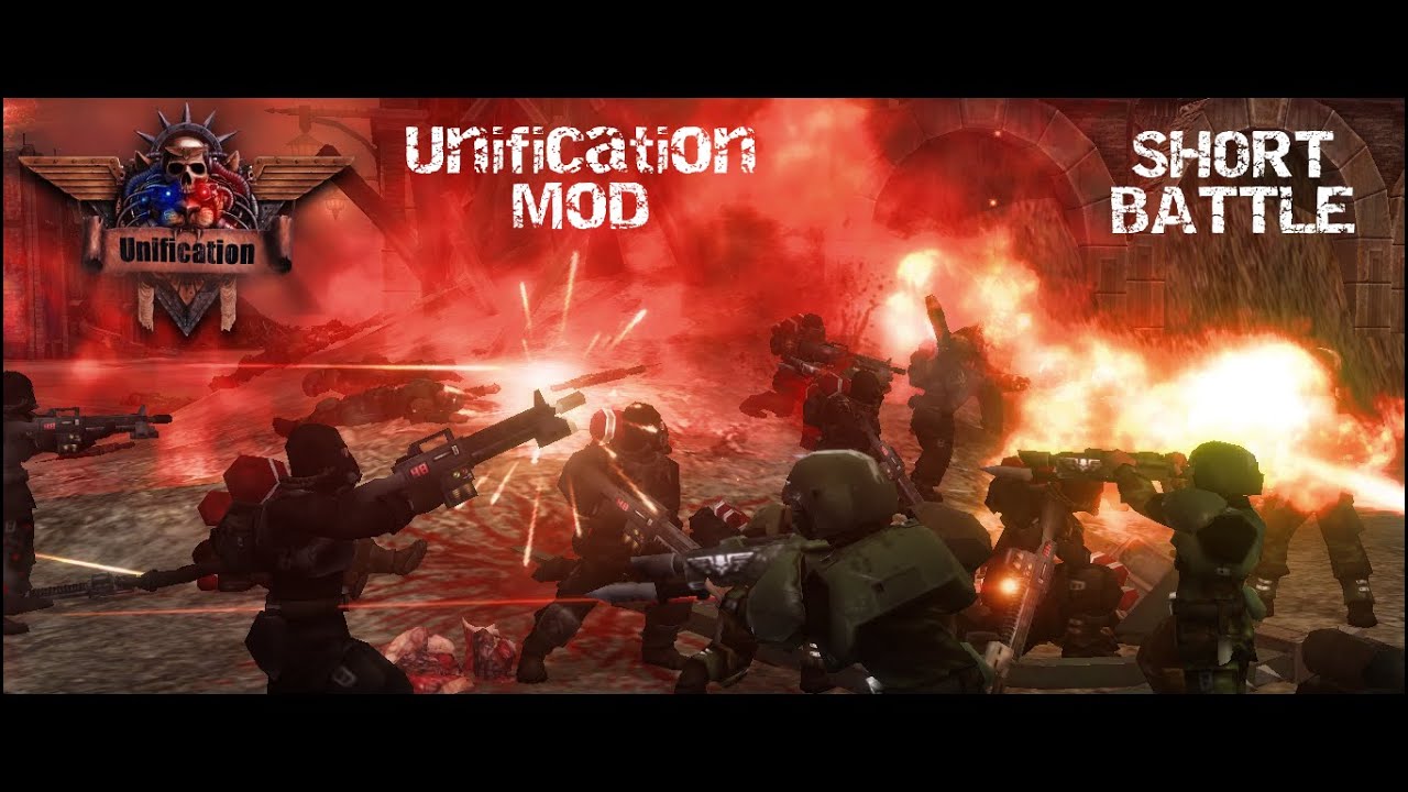 Dawn of War Unification mod Short Battle #1/2 Imperial Guard vs Renegade Guard
