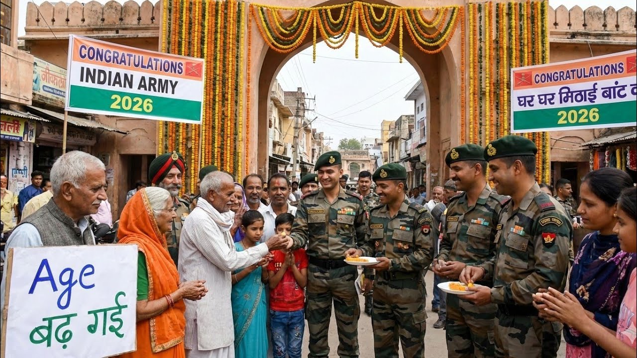 Indian army notification 2026 आयु सीमा बढ़ गई ❤️ जिसका इंतजार था वही हुआ