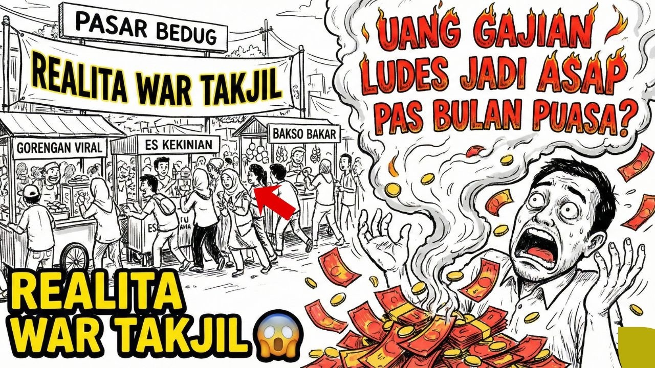 Uang Gajian Ludes Jadi Asap Pas Bulan Puasa? Ternyata Ini Penyebabnya! realita War Takjil 😱