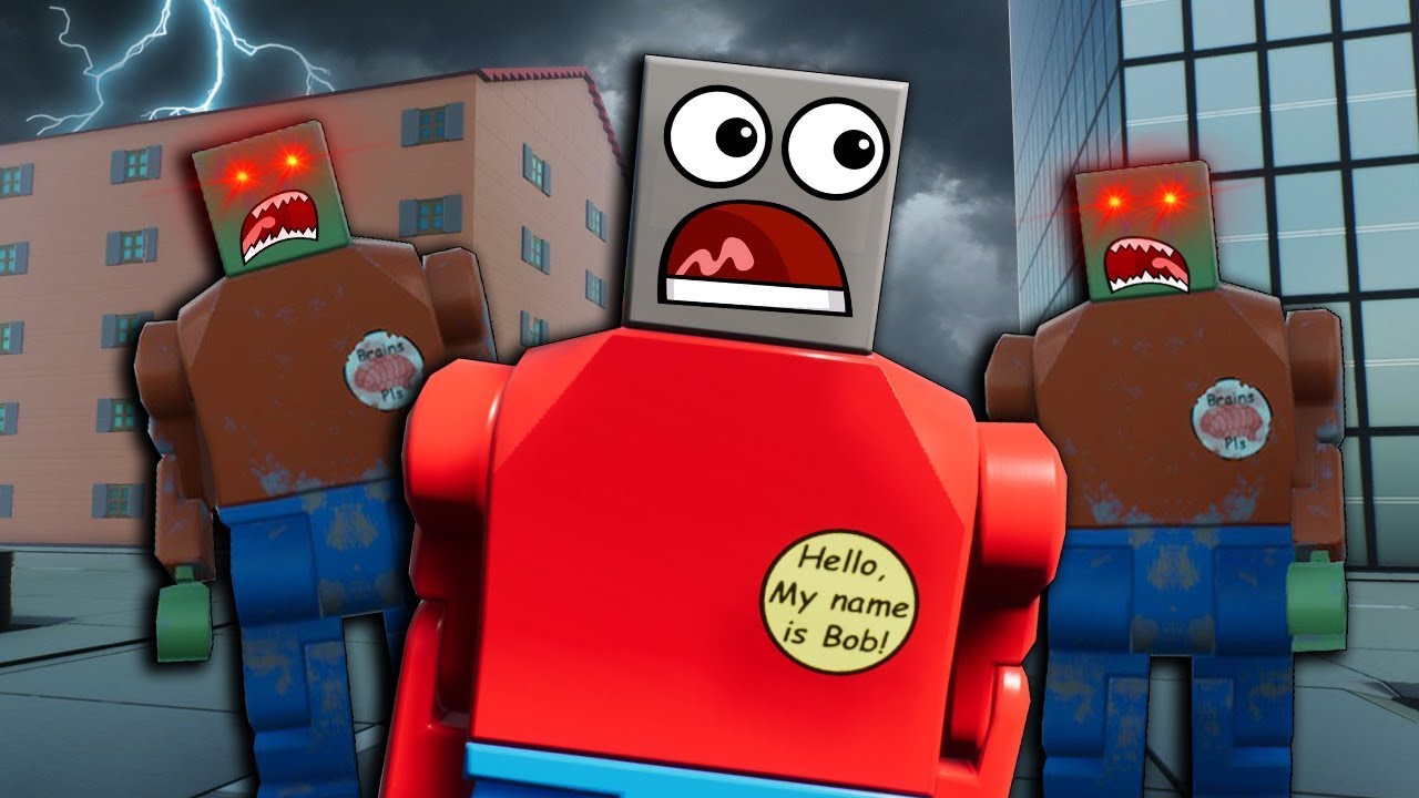 ZOMBIE APOCALYPSE SURVIVAL IN LEGO CITY! - Brick Rigs Roleplay Gameplay - Multiplayer Zombie Mode