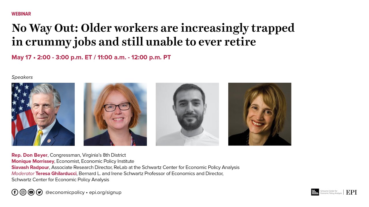 No Way Out: Older workers are increasingly trapped in crummy jobs and still unable to ever retire