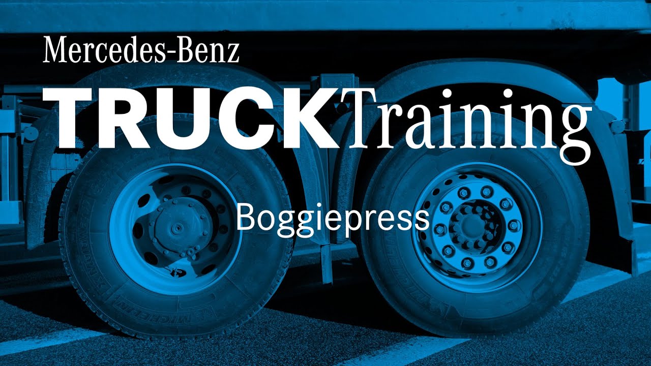 Boggiepress igångkörningshjälp - Mercedes-Benz Truck Training