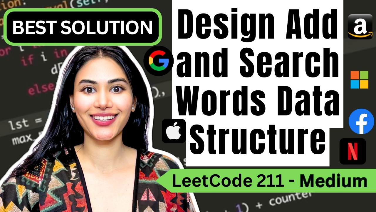 Design Add and Search Words Data Structure #leetcode #blind75