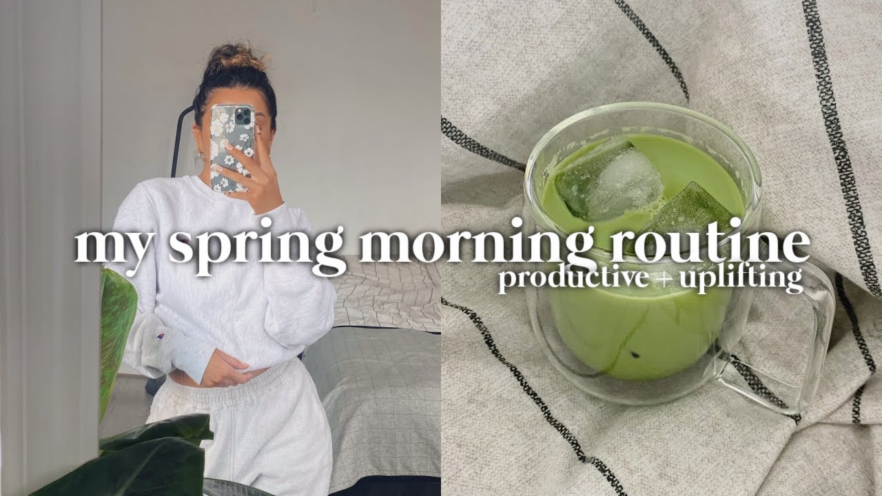 my 7am spring morning routine 2021 | a simple & uplifting routine | ft wild refill