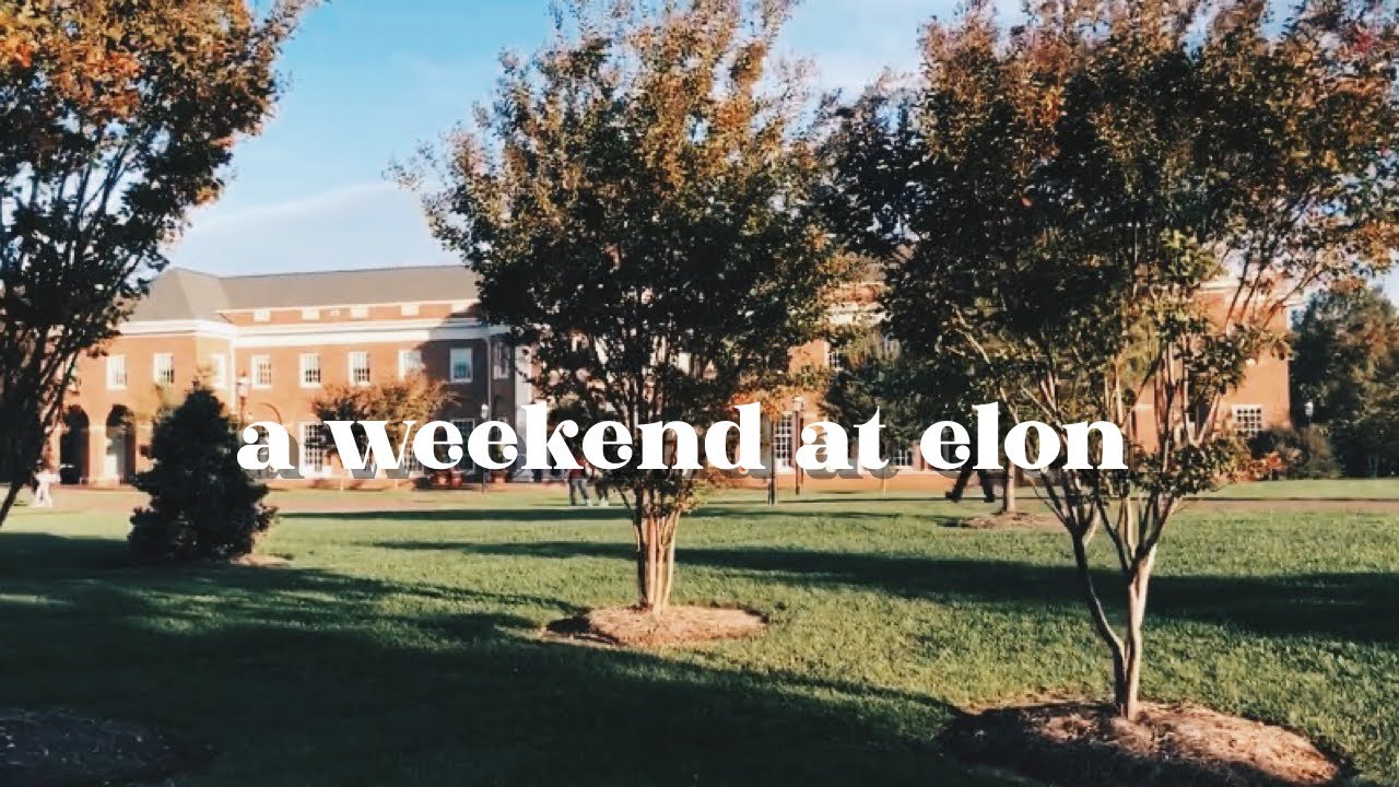 a weekend in elon, nc ✰ food, college audition, campus tours & more!