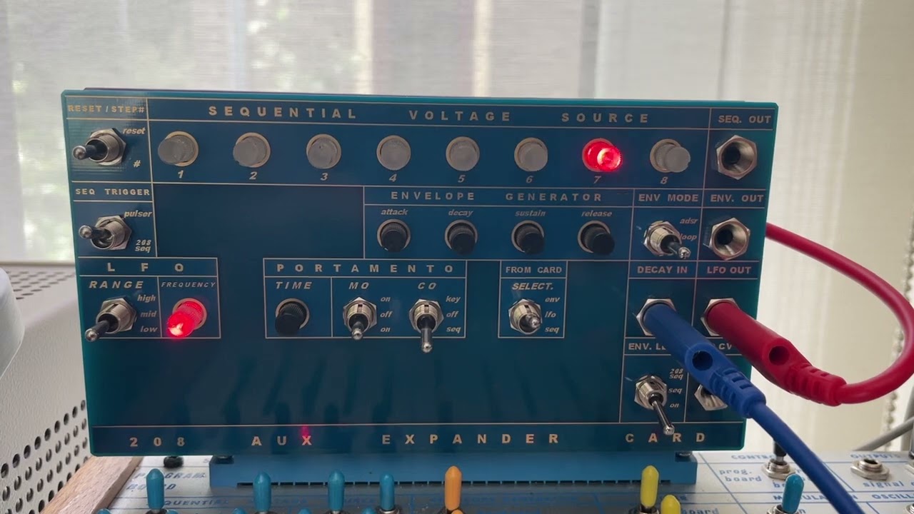 Evil Buchla - Buchla 208 / Buchla Easel Sequencer Aux Card