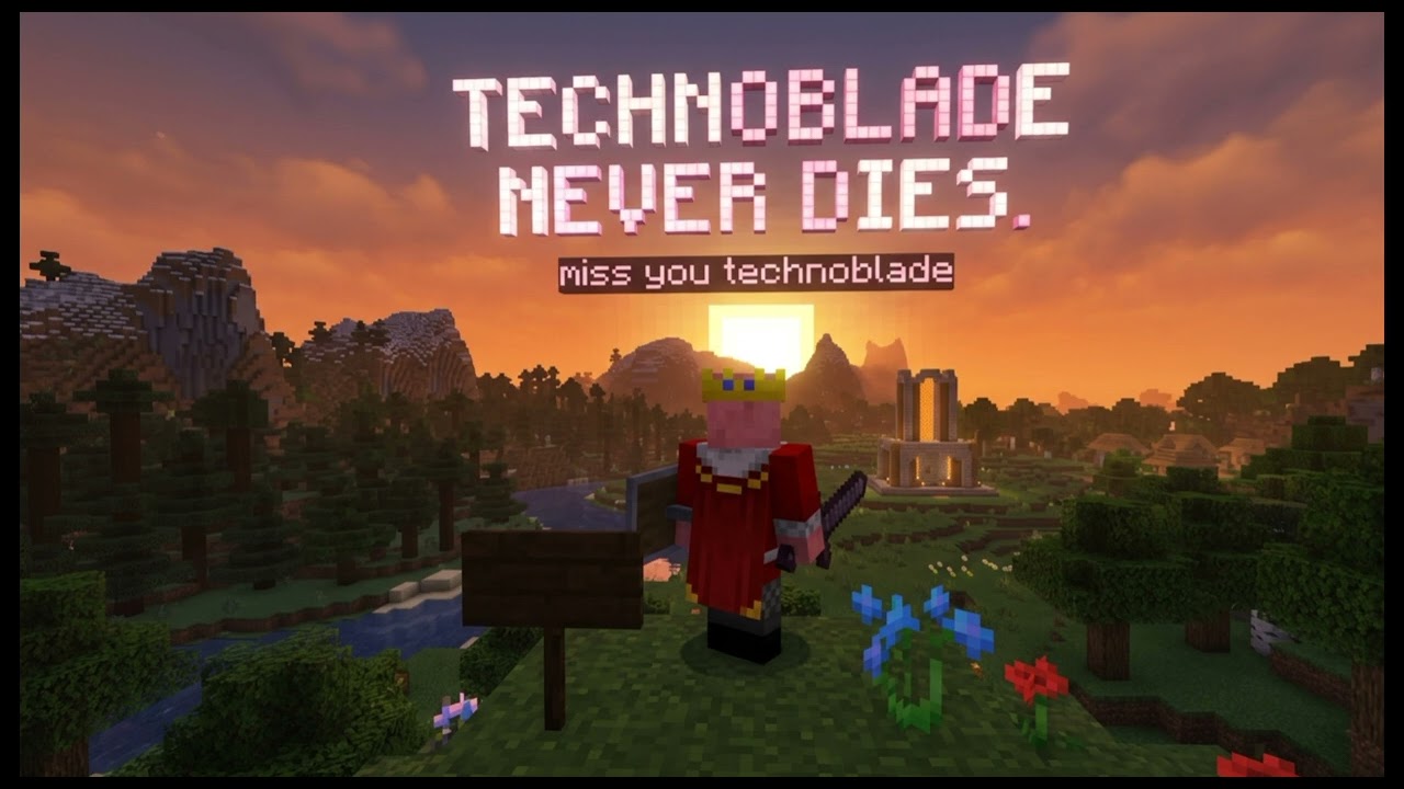 THE LAST SALUTE( Miss you bro @Technoblade ) techno friends forever...............