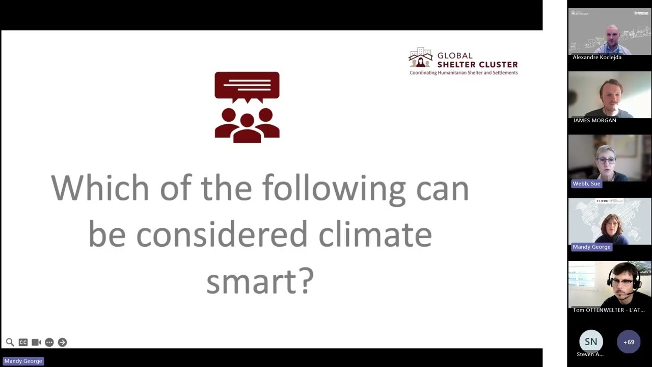 TriCoP : Climate Smart Shelter in Practice Building Back Safer and Greener Webinar - 15 Oct  2025