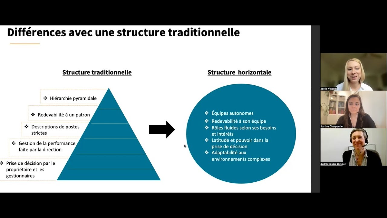 Webinaire - La structure organisationnelle horizontale