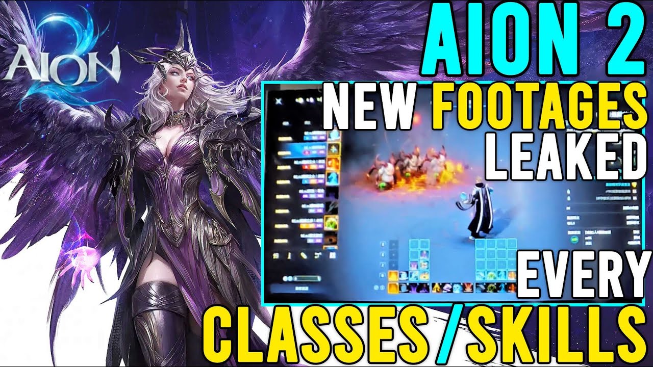 AION 2 New Classes and Skills Secret Footages (All 8 Classes )