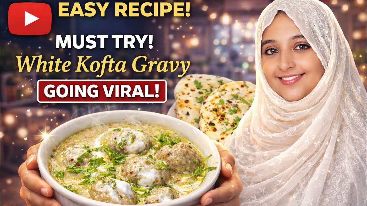 White Kofta Gravy Banane ka Asaan Tarika Soft & Juicy Kofta Ramadan Special Kofta Gravy Rich & Roya