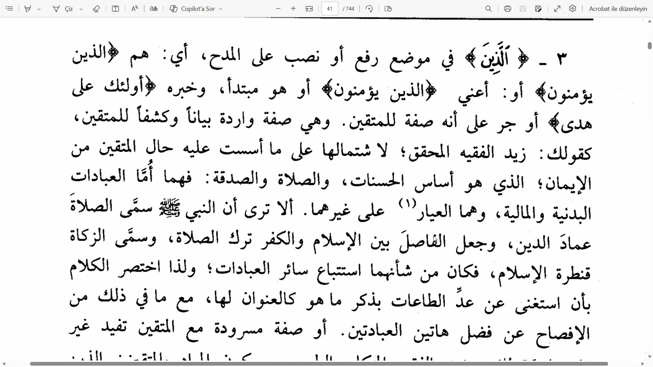Nesefi Tefsiri (Bakara Suresi4)