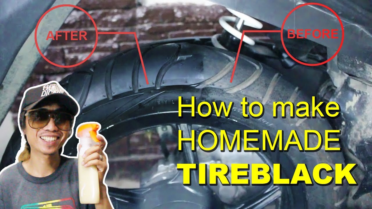 HOW TO MAKE HOMEMADE TIREBLACK